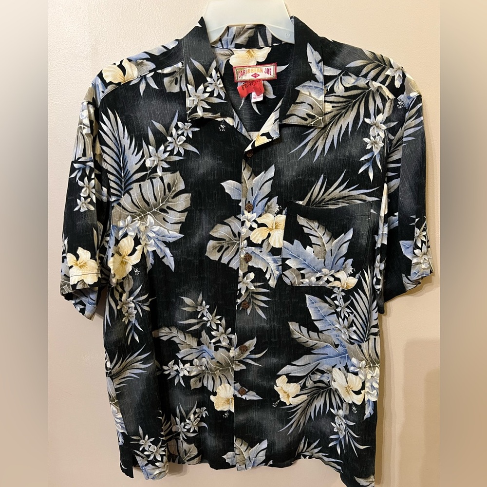 Caribbean Joe, men’s casual button down shirt.